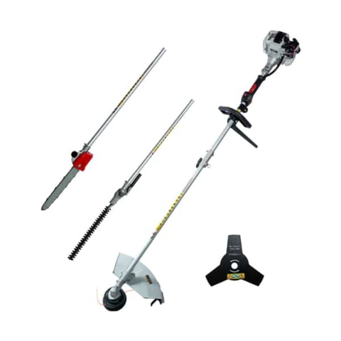 Roçadeira Gasolina Toyama Multifuncional 25.4cc 1.0HP 12000RPM 0.6L TBC26MTH Corte Poda Aparador