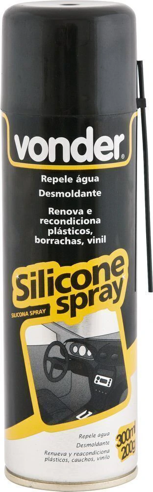 Silicone Spray 300ml 200g Automotivo Vonder
