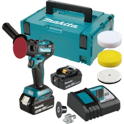 Lixadeira Vertical 75Mm Sem Fio 18V Com 2 Baterias Carregador Maleta Acessórios DPV300RTJ Makita