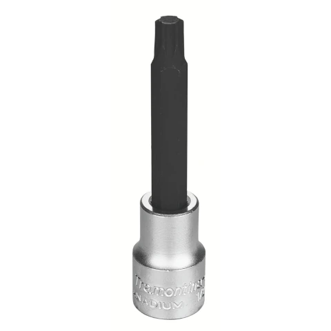 Soquete Aço Cromo Vanádio 1/2'' Ponta Trafix Longa T50 Tramontina PRO