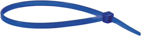 Abraçadeira de nylon 200x3,6mm azul com 100 peças Vonder