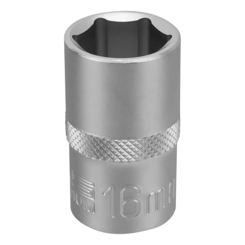 Soquete Sextavado 1/2'' 27mm Aço CrV Stels