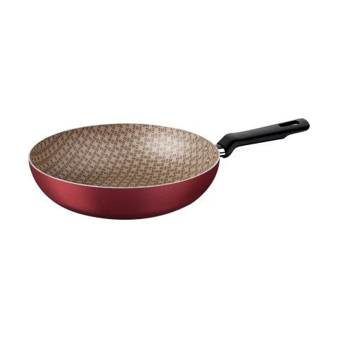 Frigideira Funda Tramontina Antiaderente Starflon Max 24 cm 2,2 L Alumínio 2,0 mm Vermelha