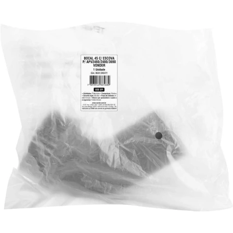Bocal 45 Com Escova Para Aspirador Apv2460/2480/3690 Vonder