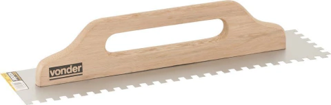 Desempenadeira Dentada 12,0x48,0cm Total Madeira Fe Vonder