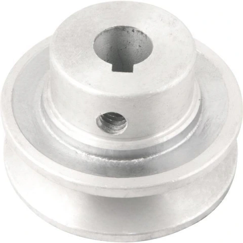Polia Alumínio 1 Canal Perfil A 60mm com Furo 14mm - Vonder