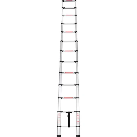 Escada Telescópica 13 Degraus 0,88X3,77m 150Kg Worker Alumínio