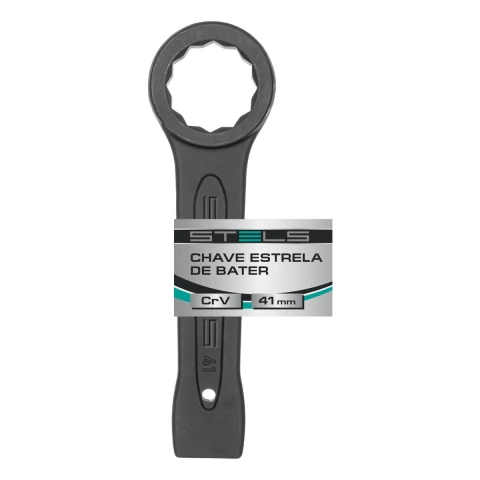 Chave Estrela De Bater Cromo Vanádio 41mm Stels Aço Carbono