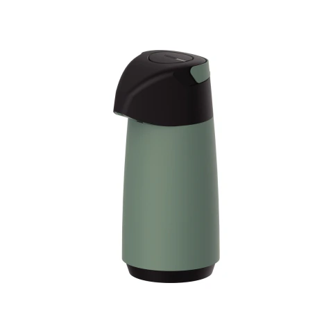 Garrafa Térmica Tramontina Exata 1 L Ampola De Vidro Plástico Verde Corta Pingos BPA Free
