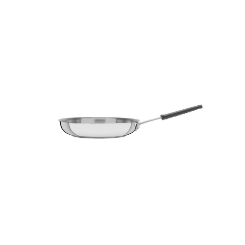 Frigideira Tramontina Professional Aço Inox Fundo Triplo 26 cm Com Luva Silicone Para Indução