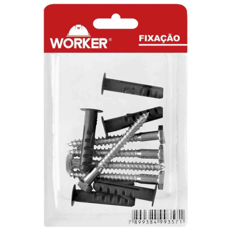 Parafuso Sober Bucha Aba 5/16x70 421847 Fixação Segura Conjunto 2 Unidades Worker