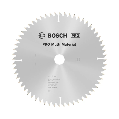 Disco De Serra Circular Bosch Pro Multi Material 184mm 60D