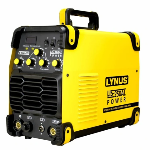 Inversora Solda MMA Tig 220V 200A Solda Alum Lis-250Al Lynus