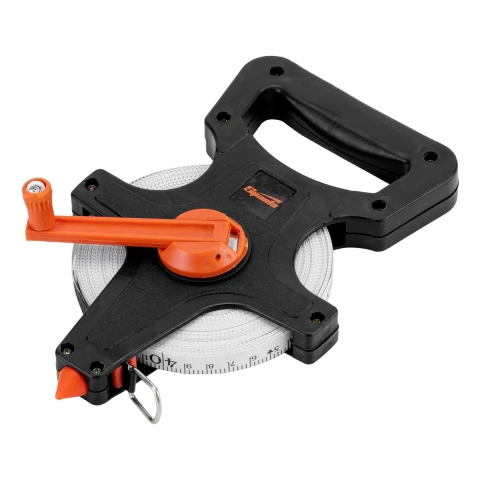 Trena Longa 30m 12,5mm Fita Pvc Caixa Plástica Aberta Sparta