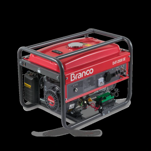 Gerador Gasolina 2,2Kva Chave Seletora B4T-2500SE Branco
