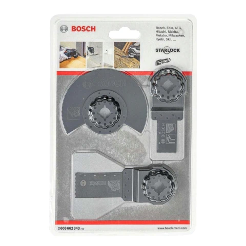 Jogo De Acessórios P/Multicortadora Standard Bosch 3 Peças