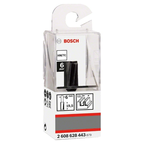 Fresa Reta Bosch Standard 6mm D1 12,7mm L 19,5mm G 51mm