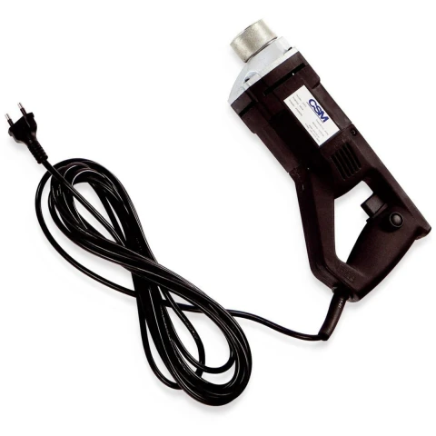 Motor Vibrador Concreto Portátil 580W 220V Com Mangote 35mm 1,2m Vcpx Profissional Compactação Csm