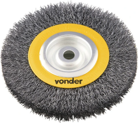 Escova Circular Ondulada 6x3/4 1/2 Polido Motoesmeril Vonder
