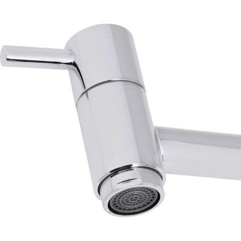 Torneira Para Cozinha Bica Alta Mesa Aço Inox Abertura Rápida 1/2'' BSP Liege Classic C60