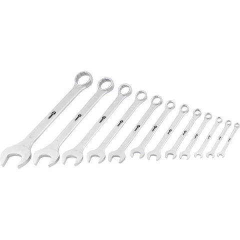 Jogo Chave Combinada 6-32mm Aço Carbono Com 12 Peças Suporte