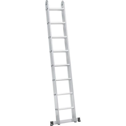 Escada Alumínio Multifunção 2x8 com 8 degraus - Vonder