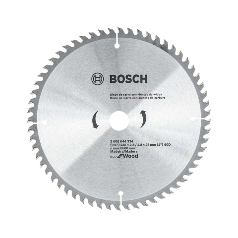 Disco Serra Circular Bosch Ecoline Ø235X25mm 60D