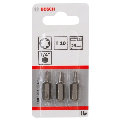 Ponta Para Parafusar Bosch Extra Hard T10 25mm Torx 3U