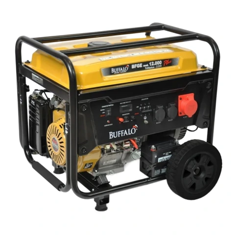 Motogerador Gasolina 10,5Kw 12,5kVA 220V 16Cv Partida Elétrica AVR Buffalo BFGE 12000 Plus
