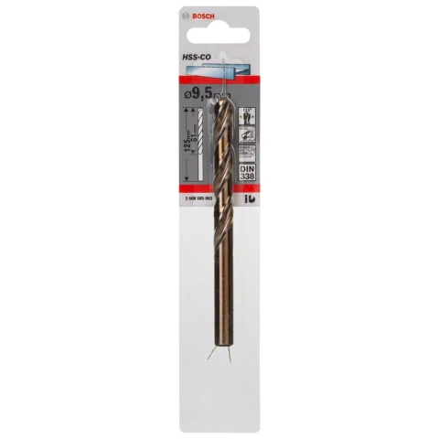 Broca Para Metal Bosch Aço Rápido Hss-Co 9,5mm