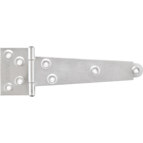 Dobradiça leme lisa 12" aço carbono zincado - Vonder