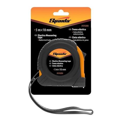 Trena Curta Elástica Sparta 5m X 18mm Estojo Emborrachado