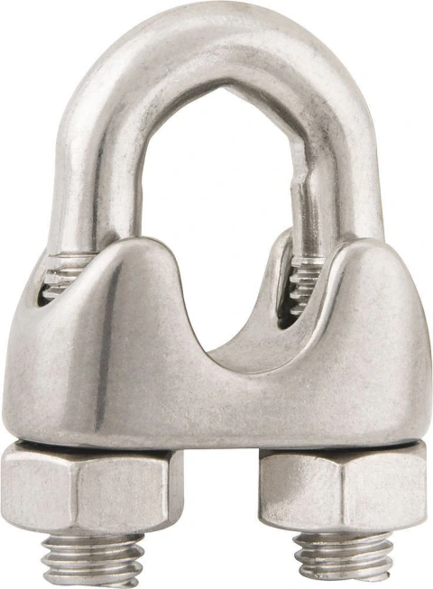 Clips para cabo de aço 3/8" leve inox Vonder