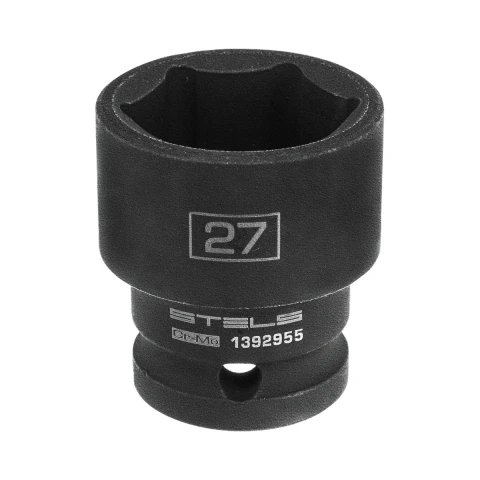 Soquete Impacto 1/2 Sextavado 27mm Aço CrMo Stels Força E Durabilidade