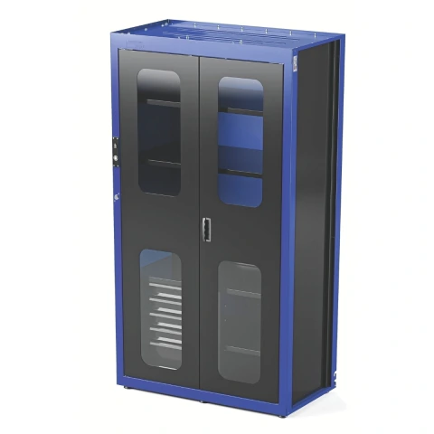 Armario Smart Estrutura Visores 2 Portas 5 Gavetas 0,9mm 400kg 60kg 13,56 MHz Tramontina Pro