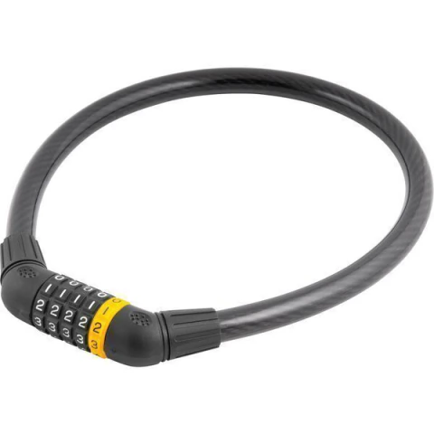 Cadeado c/ segredo p/ bicicleta 60cm plastificado Vonder