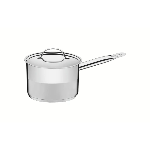 Caldeirão Tramontina Professional Aço Inox Fundo Triplo 2,2 L 16 cm Com Tampa Indução Forno