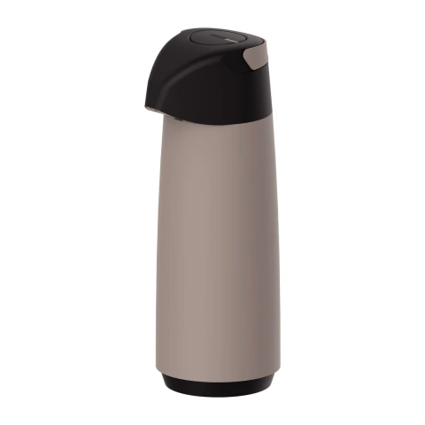 Garrafa Térmica Tramontina Exata 1,8 L Bege Ampola De Vidro BPA Free Sistema Corta Pingos