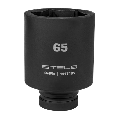 Soquete Impacto Longo 1'' 65mm Aço Cr-Mo Stels 1417155