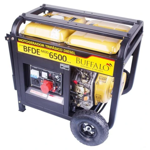 Motogerador Diesel Buffalo 5KVA Trif 127/220V P Elétrica