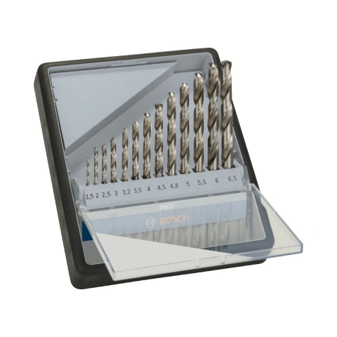 Jogo De Brocas Bosch Pro Metal Hss-G 1,5-6,5mm 13Un