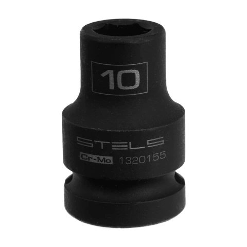 Soquete Sextavado De Impacto 10mm 1/2'' CrMo Stels