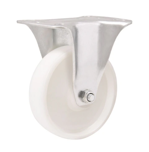 Rodízio Fixo 3'' 100kg Nylon Rf603 Alicate De Móveis Com Base De Aço Zincada Vonder