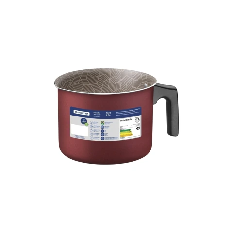 Fervedor Tramontina Paris 14 cm 1.9 L Antiaderente Starflon Max Alumínio Vermelho 1.6 mm