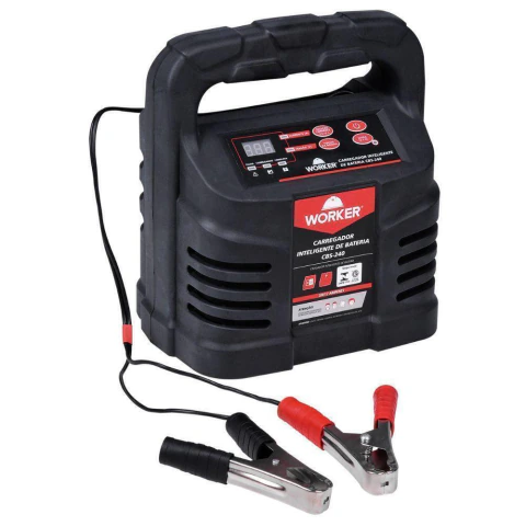 Carregador Inteligente De Bateria 6-240Ah 12V 120W CBS-240 Worker Com Proteção