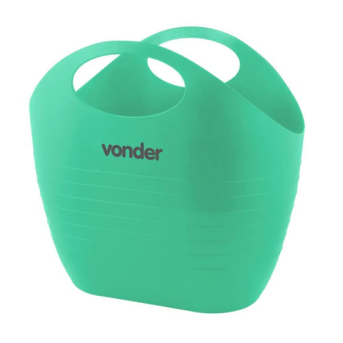 Bolsa Plástica Multiuso 8,5 Litros Verde Vonder
