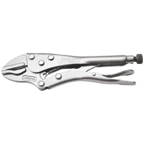 Alicate de Pressão 10'' Tramontina MASTER Mordente Triangular Aço Vanádio Fixação Segura