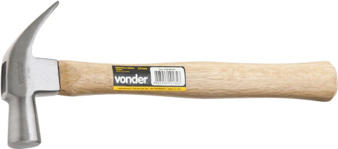 Martelo unha 20mm aço forjado cabo madeira - Vonder