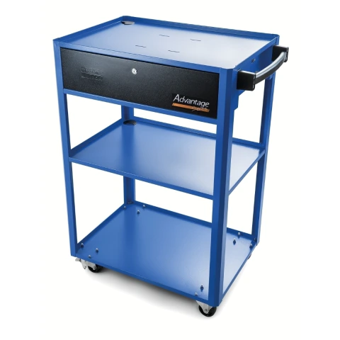 Rack Móvel Aberto 200Kg 100-150Kg 1,2mm Paredes Reforçadas Azul Tramontina PRO