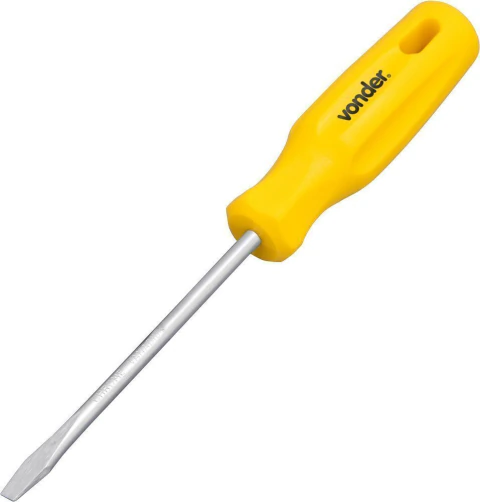Chave fenda 3/16x4" cromo vanádio Vonder